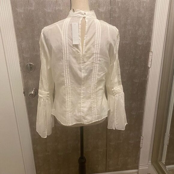 White House Black Market Celine Victorian blouse, size 6 - Picture 9 of 12